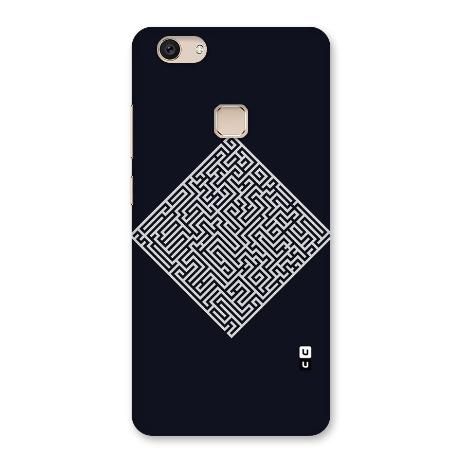 Minimal Maze Pattern Back Case for Vivo V7