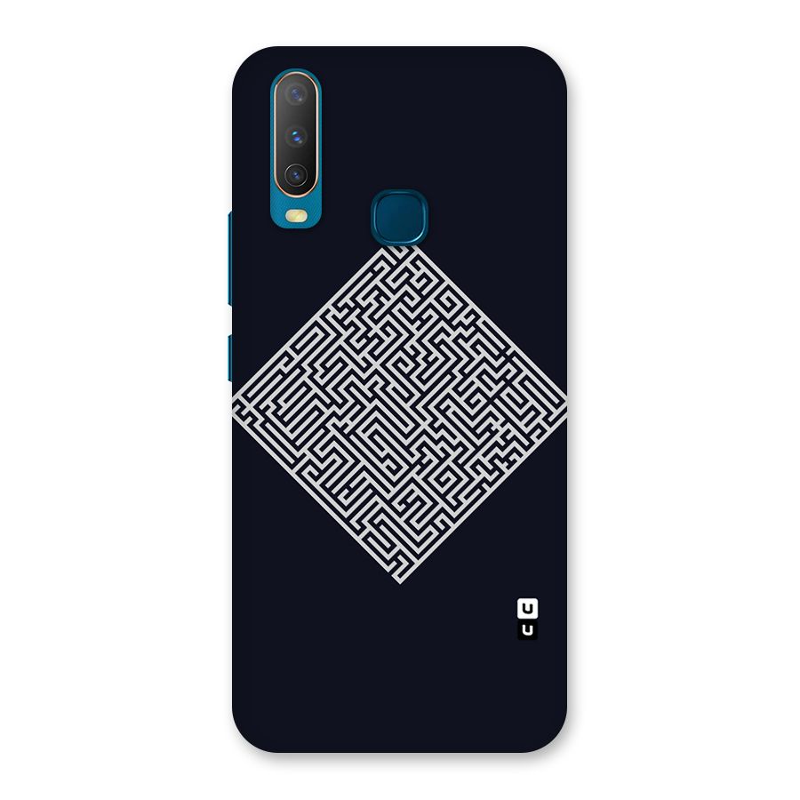 Minimal Maze Pattern Back Case for Vivo Y15