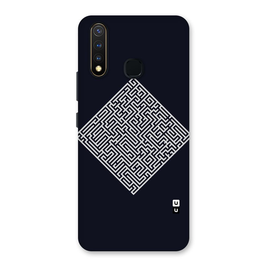 Minimal Maze Pattern Back Case for Vivo Y19