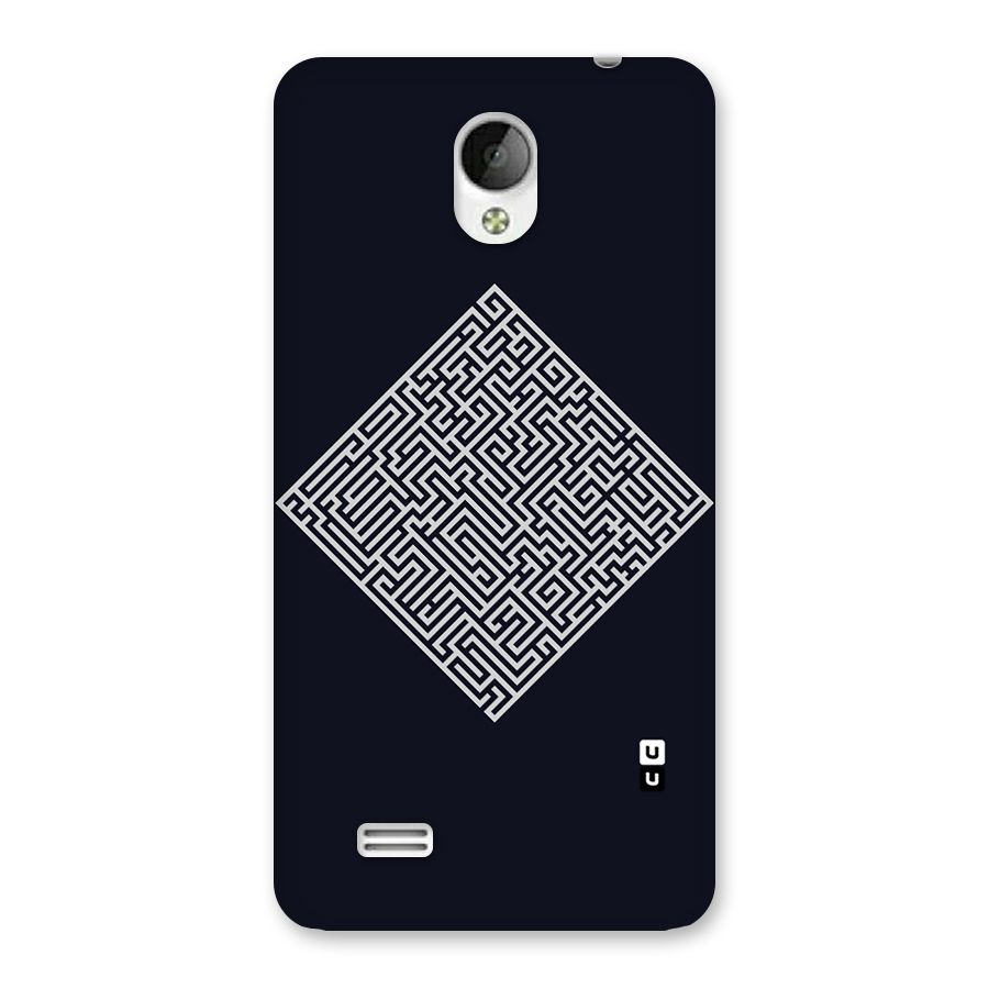 Minimal Maze Pattern Back Case for Vivo Y21