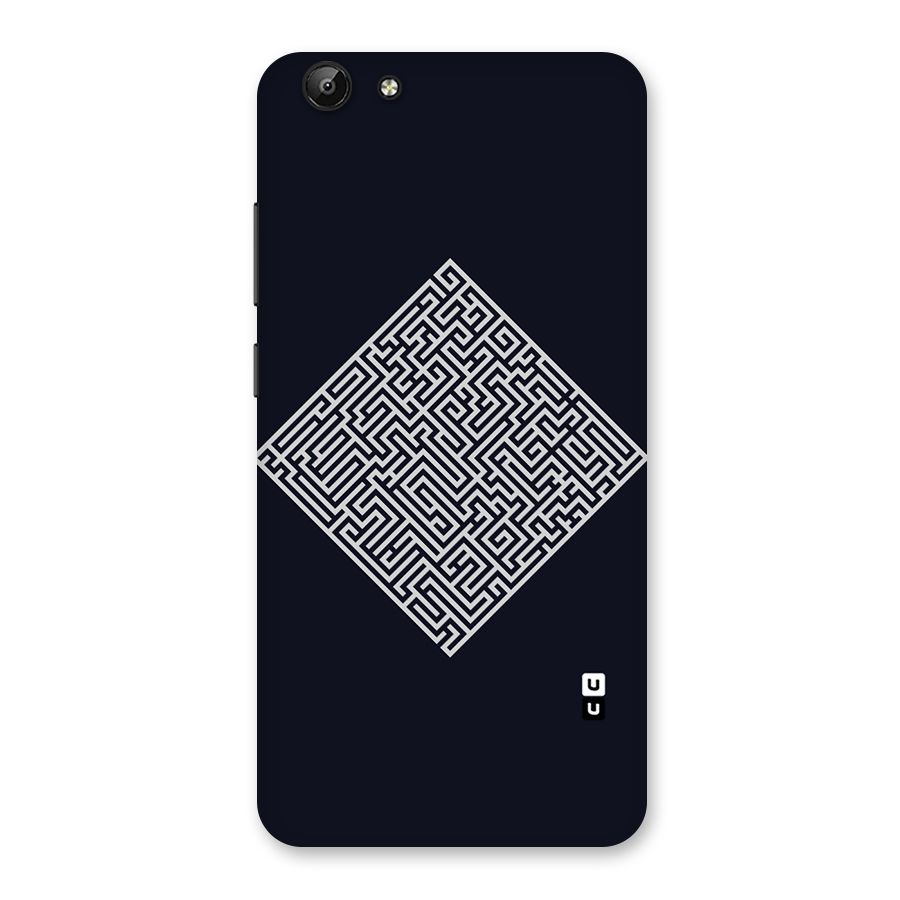 Minimal Maze Pattern Back Case for Vivo Y69