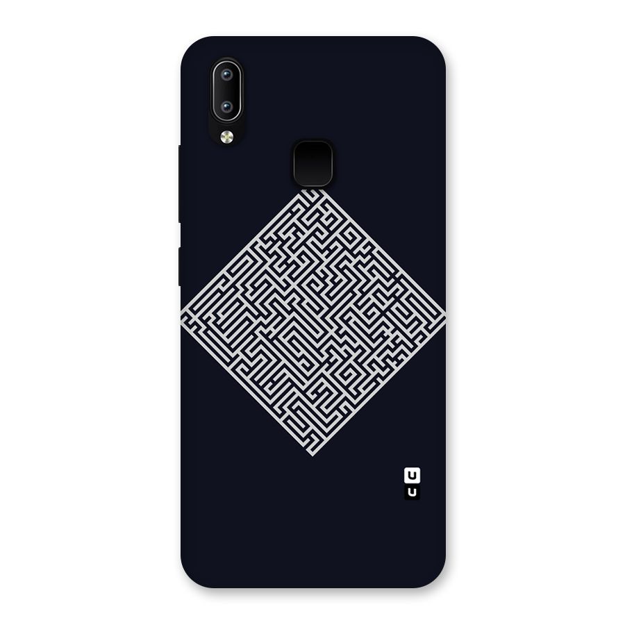 Minimal Maze Pattern Back Case for Vivo Y93