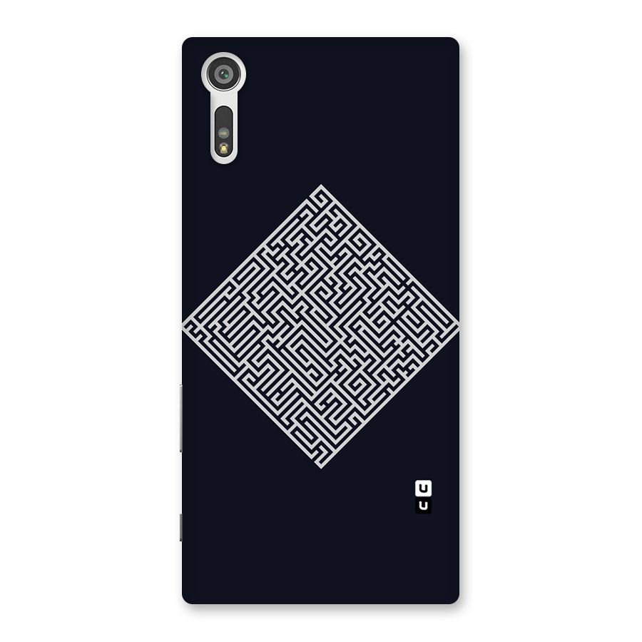 Minimal Maze Pattern Back Case for Xperia XZ