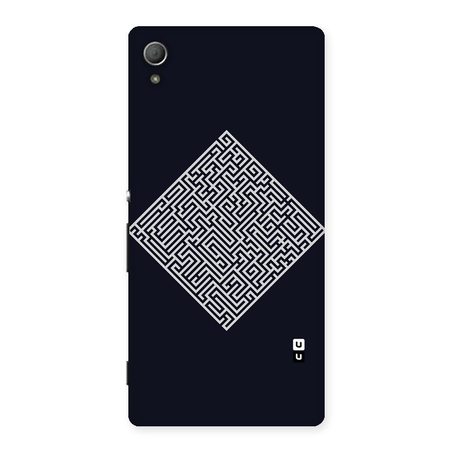 Minimal Maze Pattern Back Case for Xperia Z3 Plus