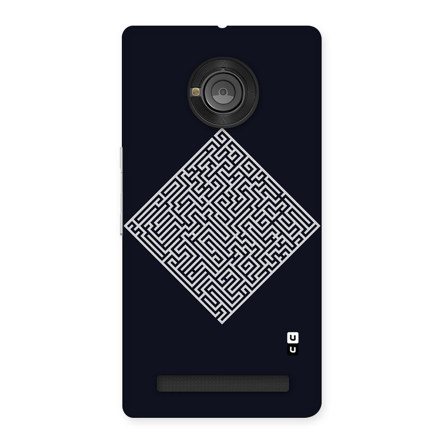 Minimal Maze Pattern Back Case for Yu Yunique