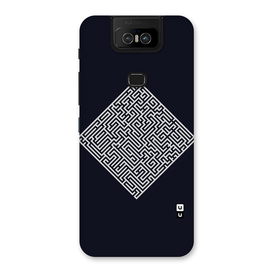 Minimal Maze Pattern Back Case for Zenfone 6z