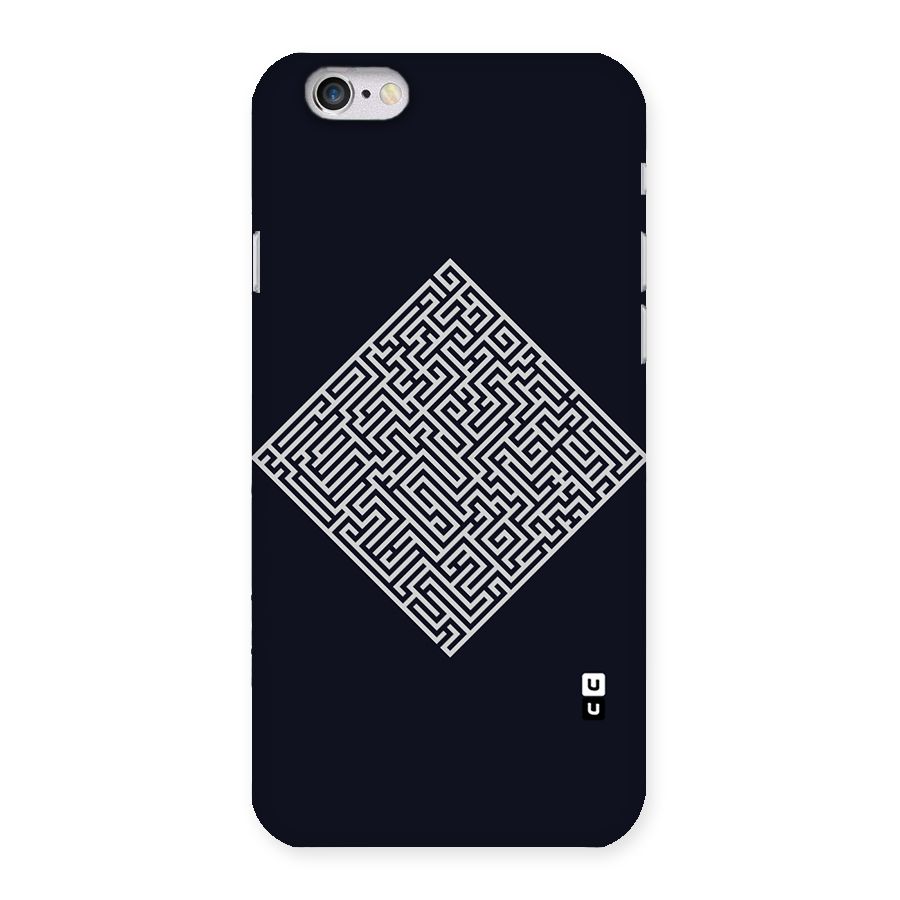 Minimal Maze Pattern Back Case for iPhone 6 6S