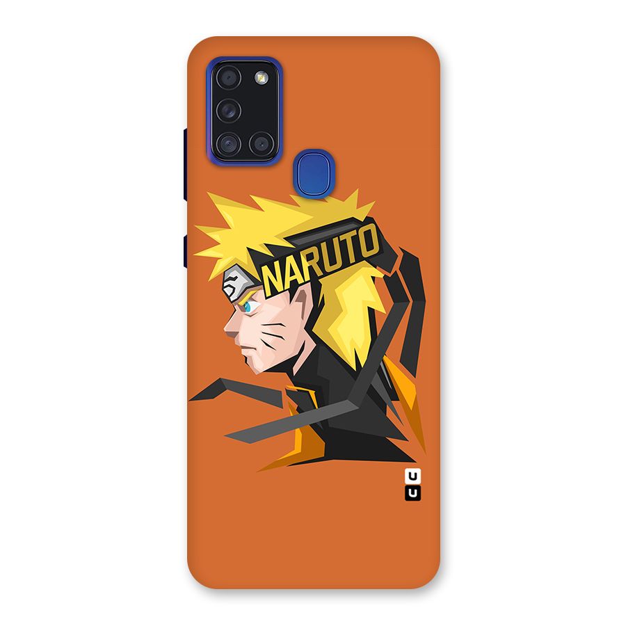 Minimal Naruto Artwork Back Case for Galaxy A21s