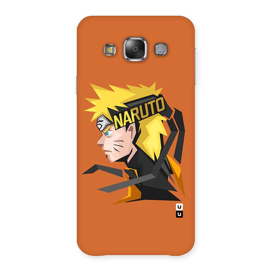 Minimal Naruto Artwork Back Case for Galaxy E7