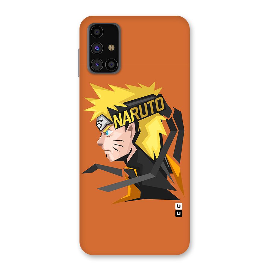 Minimal Naruto Artwork Back Case for Galaxy M31s