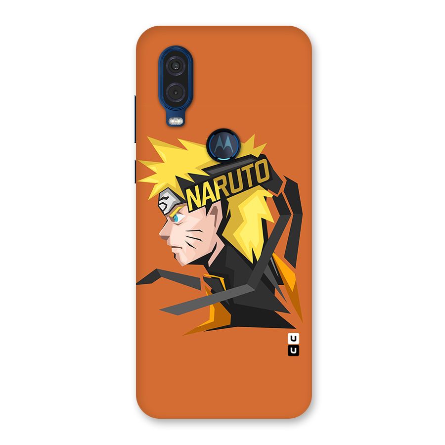 Minimal Naruto Artwork Back Case for Motorola One Vision