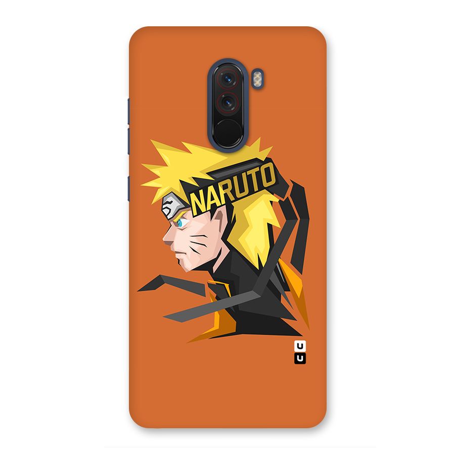 Minimal Naruto Artwork Back Case for Poco F1