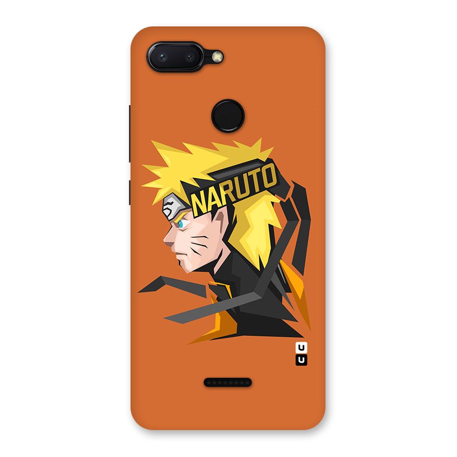 Minimal Naruto Artwork Back Case for Redmi 6
