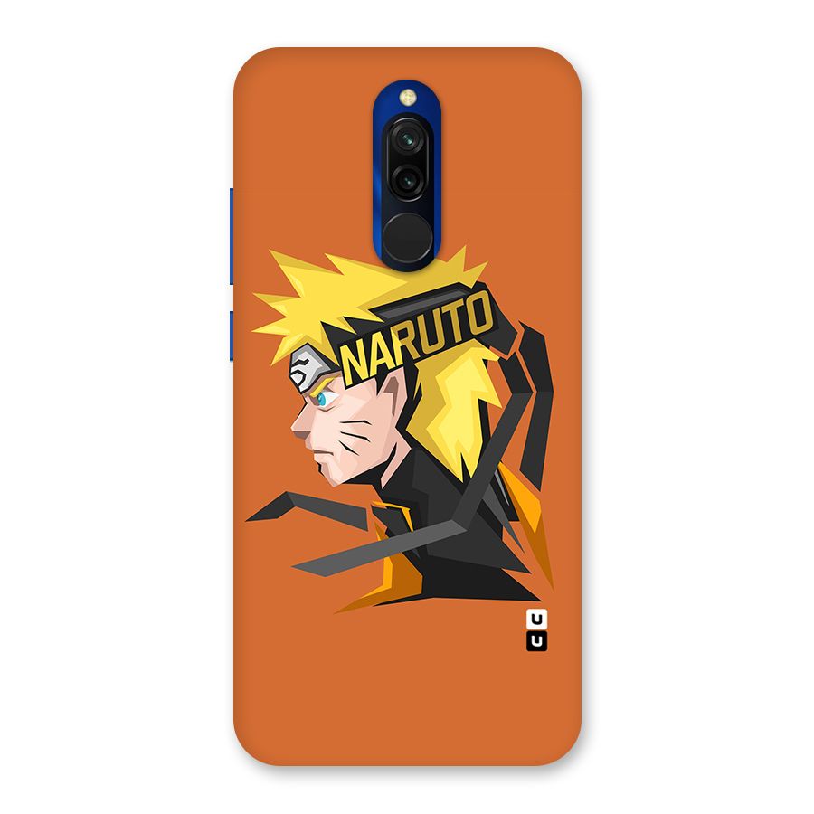 Minimal Naruto Artwork Back Case for Redmi 8