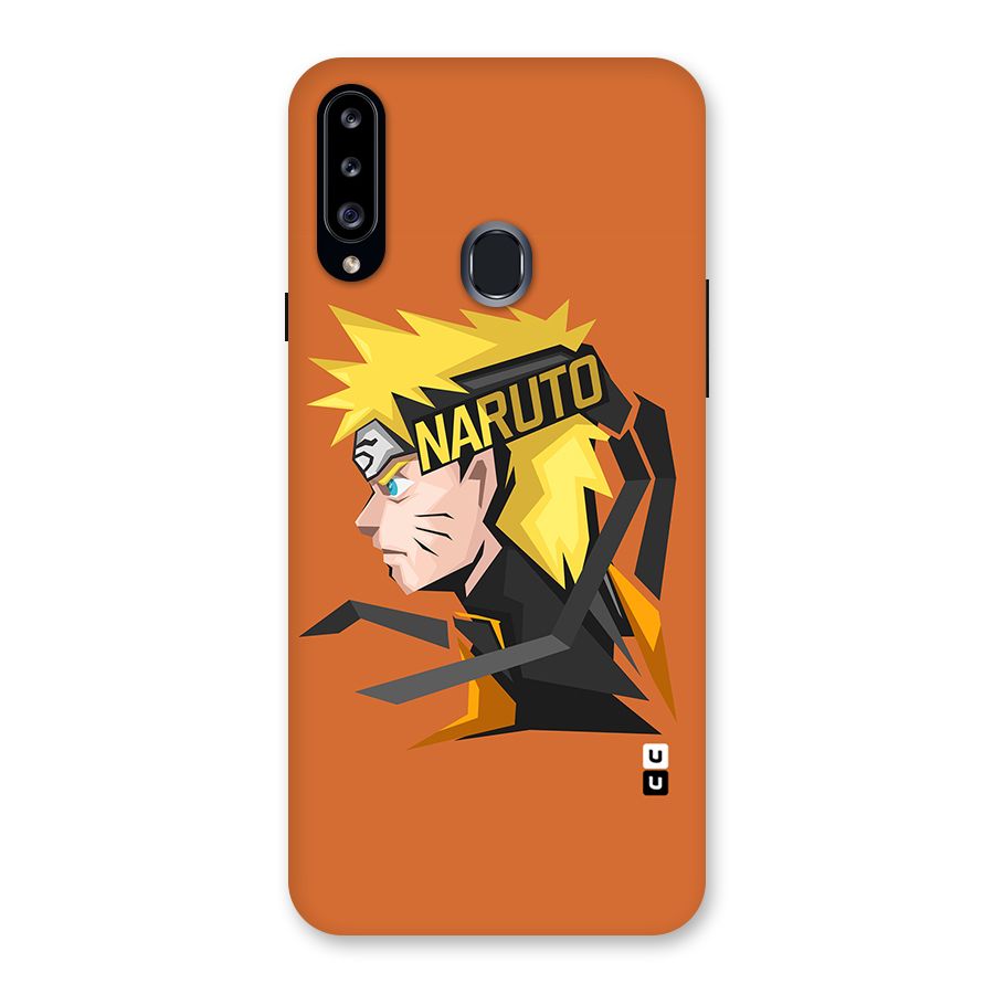 Minimal Naruto Artwork Back Case for Samsung Galaxy A20s
