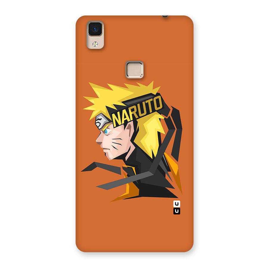 Minimal Naruto Artwork Back Case for V3 Max