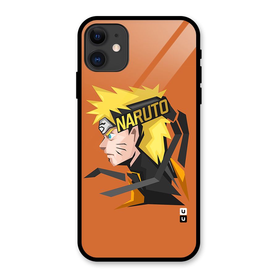 Minimal Naruto Artwork Glass Back Case for iPhone 11