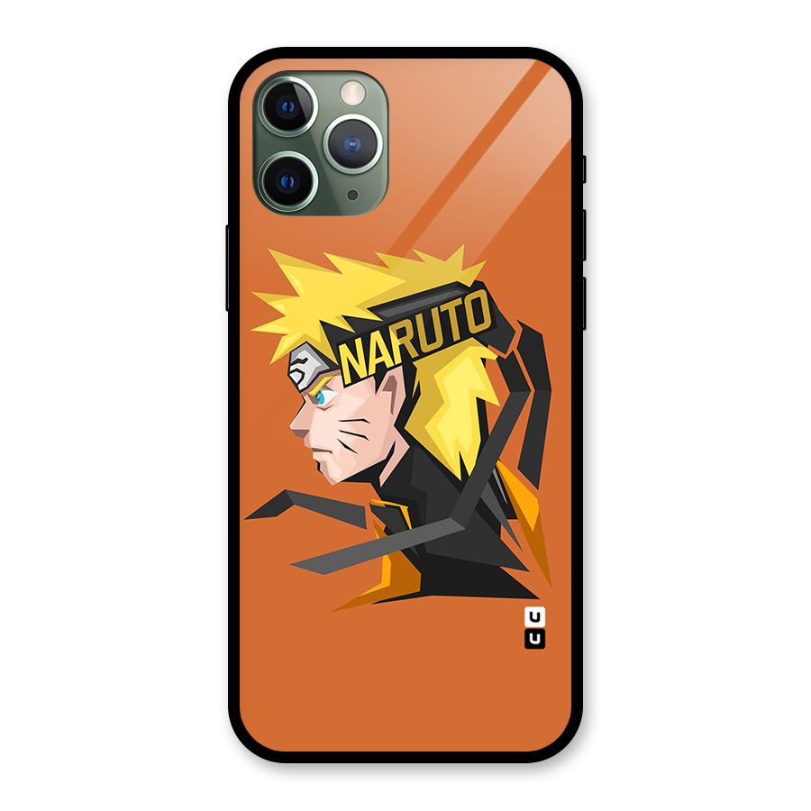 Minimal Naruto Artwork Glass Back Case for iPhone 11 Pro