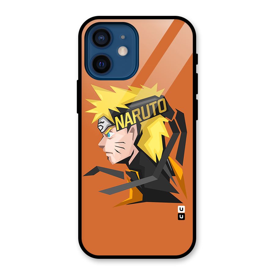 Minimal Naruto Artwork Glass Back Case for iPhone 12 Mini