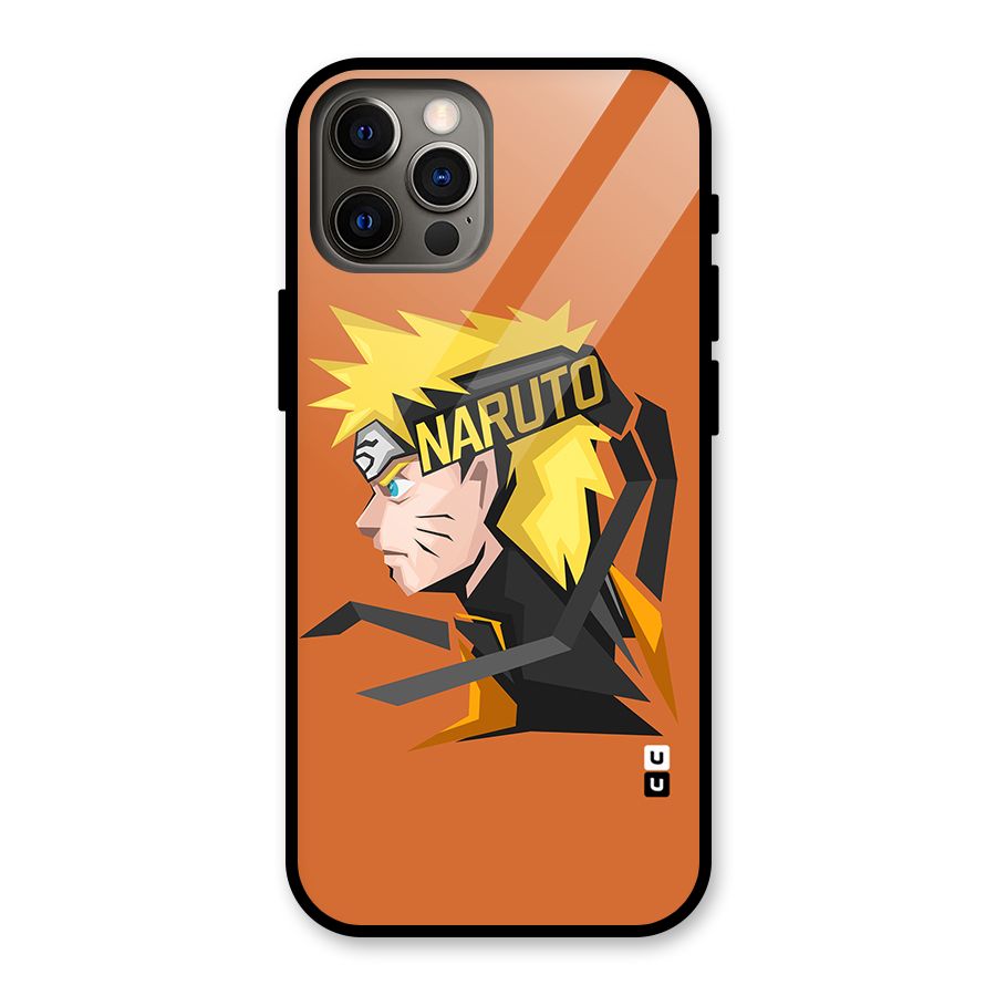 Minimal Naruto Artwork Glass Back Case for iPhone 12 Pro