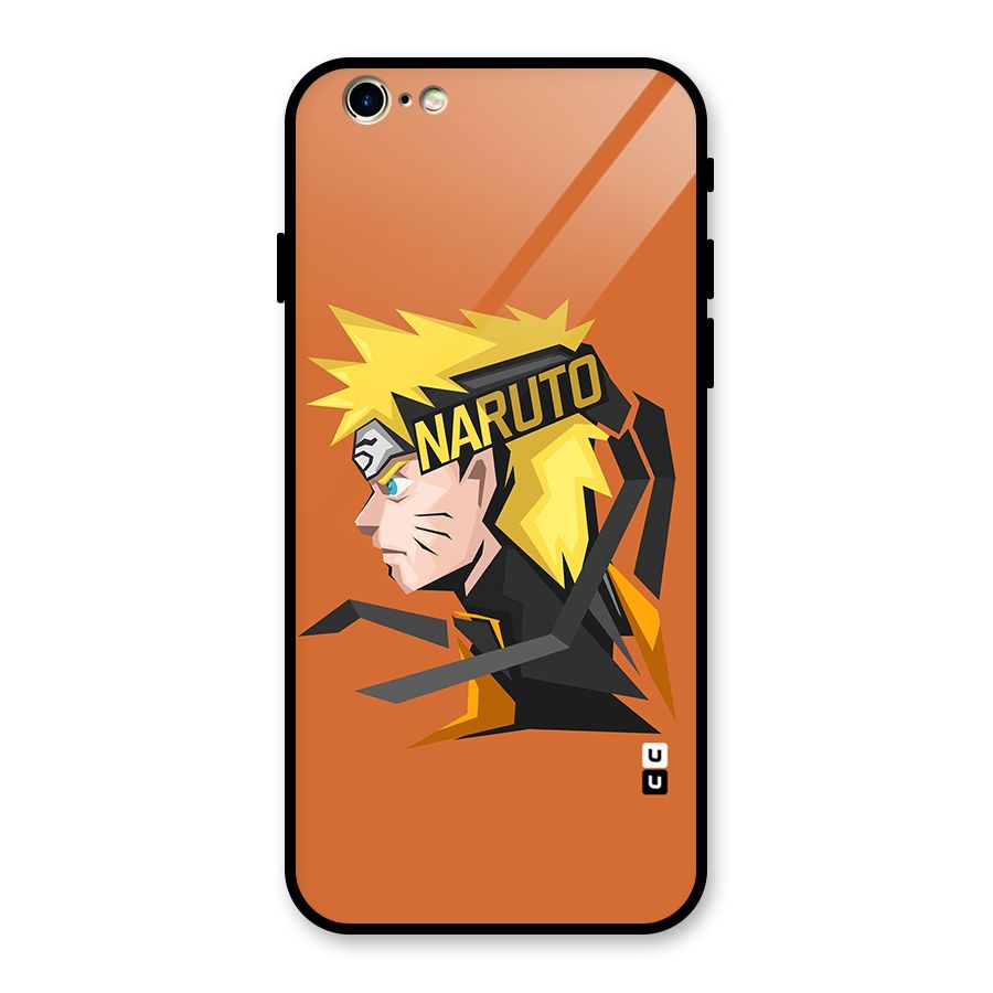 Minimal Naruto Artwork Glass Back Case for iPhone 6 6S