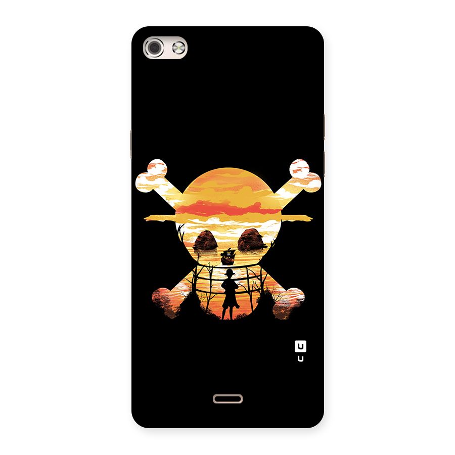 Minimal One Piece Back Case for Micromax Canvas Silver 5