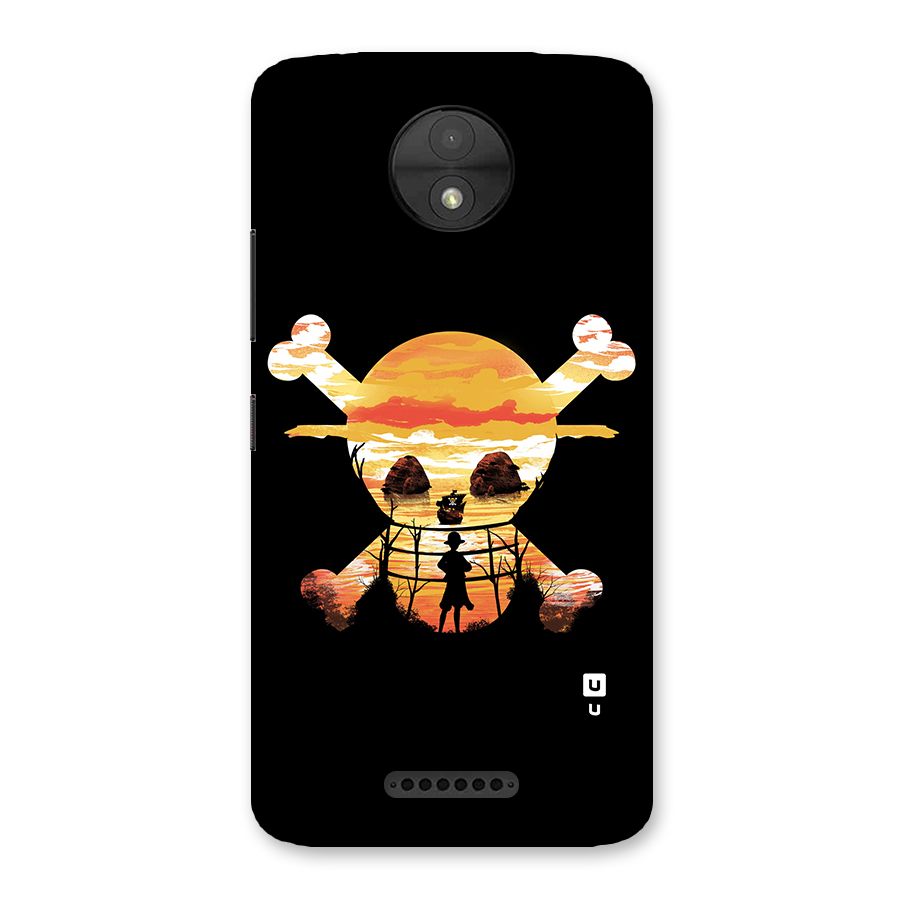 Minimal One Piece Back Case for Moto C