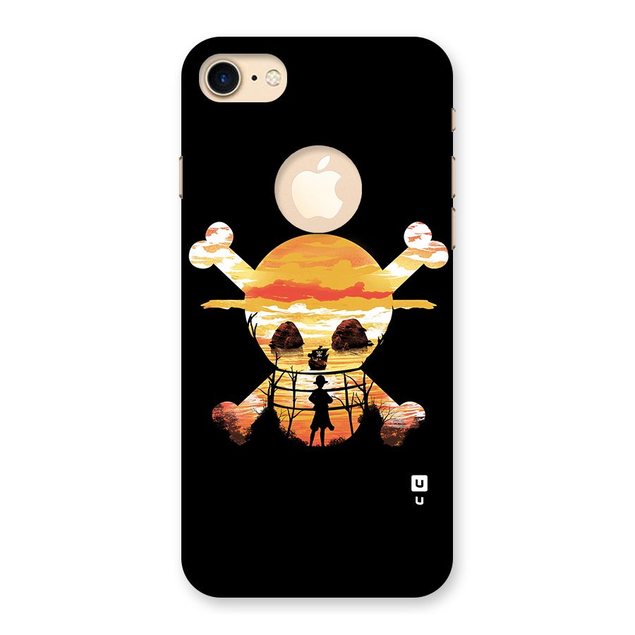 Minimal One Piece Back Case for iPhone 7 Logo Cut