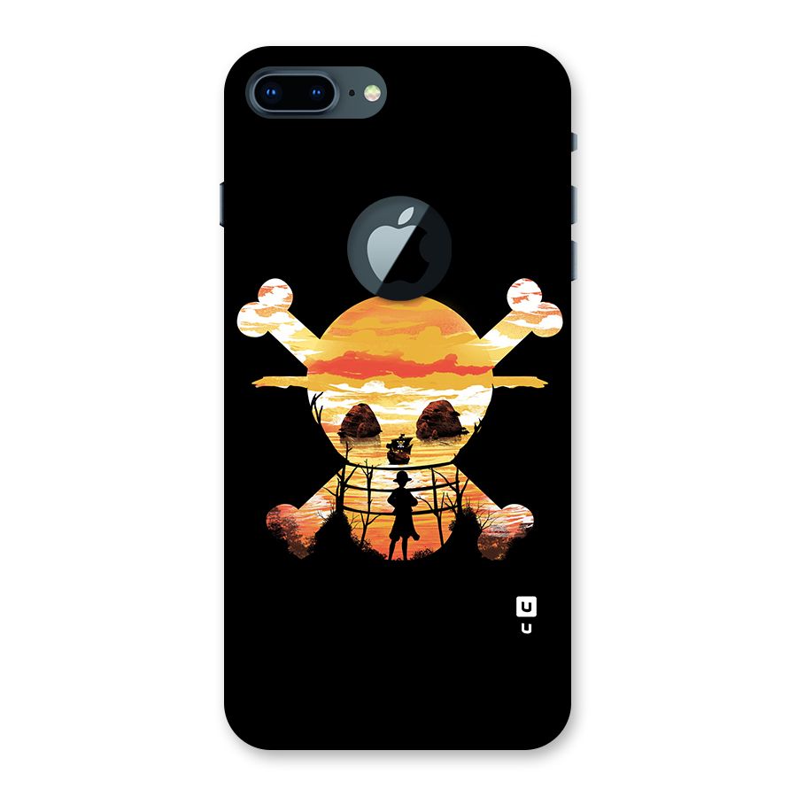 Minimal One Piece Back Case for iPhone 7 Plus Logo Cut
