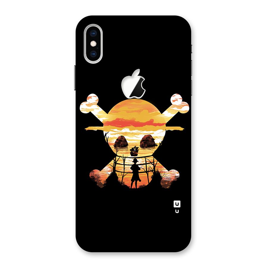 Minimal One Piece Back Case for iPhone XS Max Apple Cut