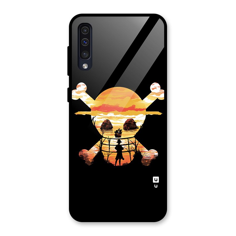 Minimal One Piece Glass Back Case for Galaxy A50