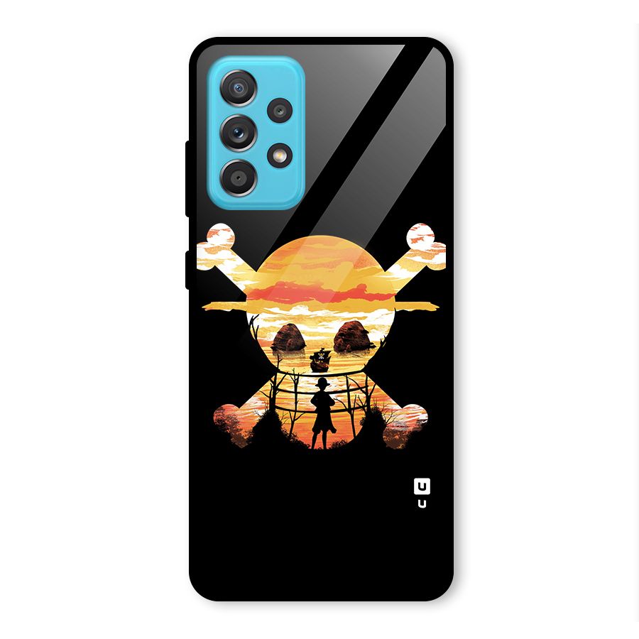 Minimal One Piece Glass Back Case for Galaxy A52