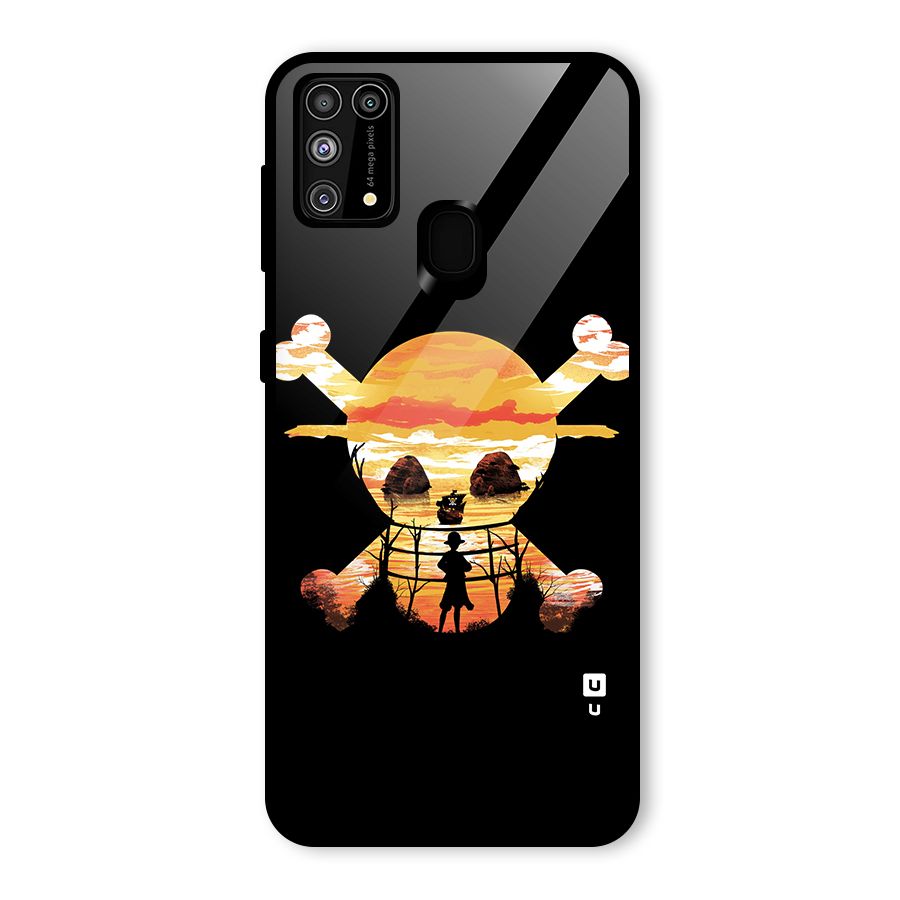 Minimal One Piece Glass Back Case for Galaxy M31