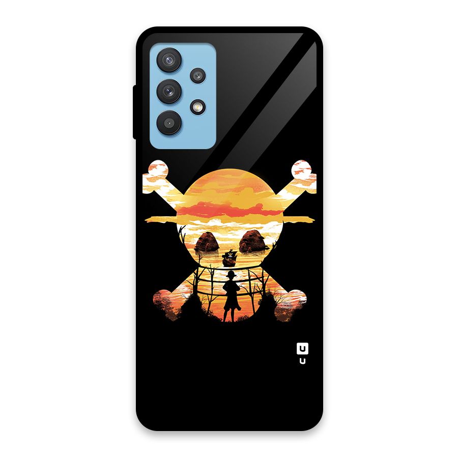 Minimal One Piece Glass Back Case for Galaxy M32 5G