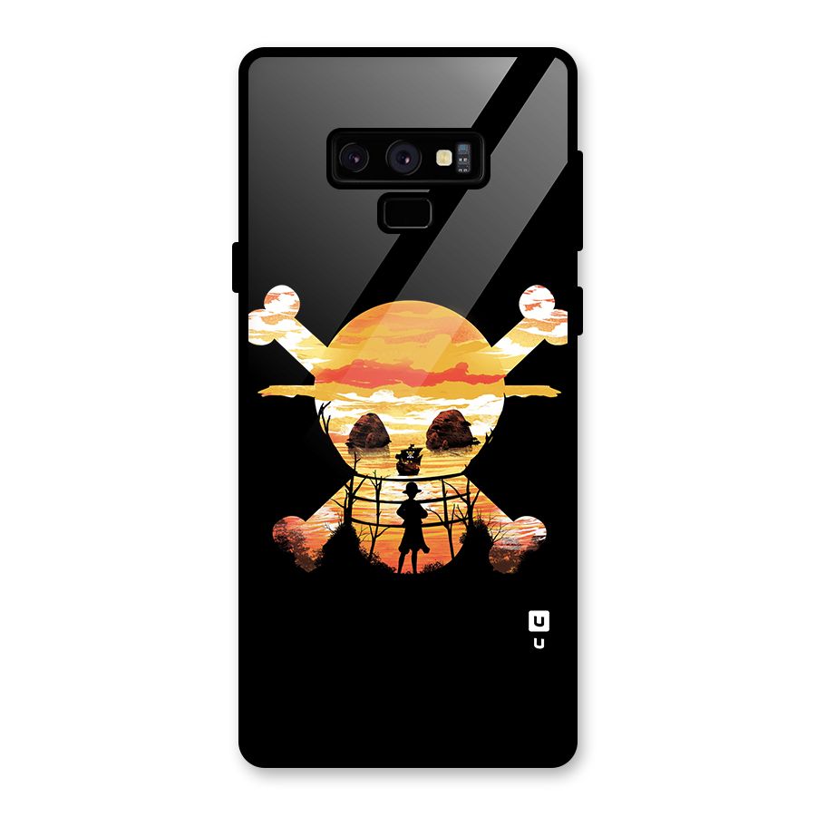 Minimal One Piece Glass Back Case for Galaxy Note 9