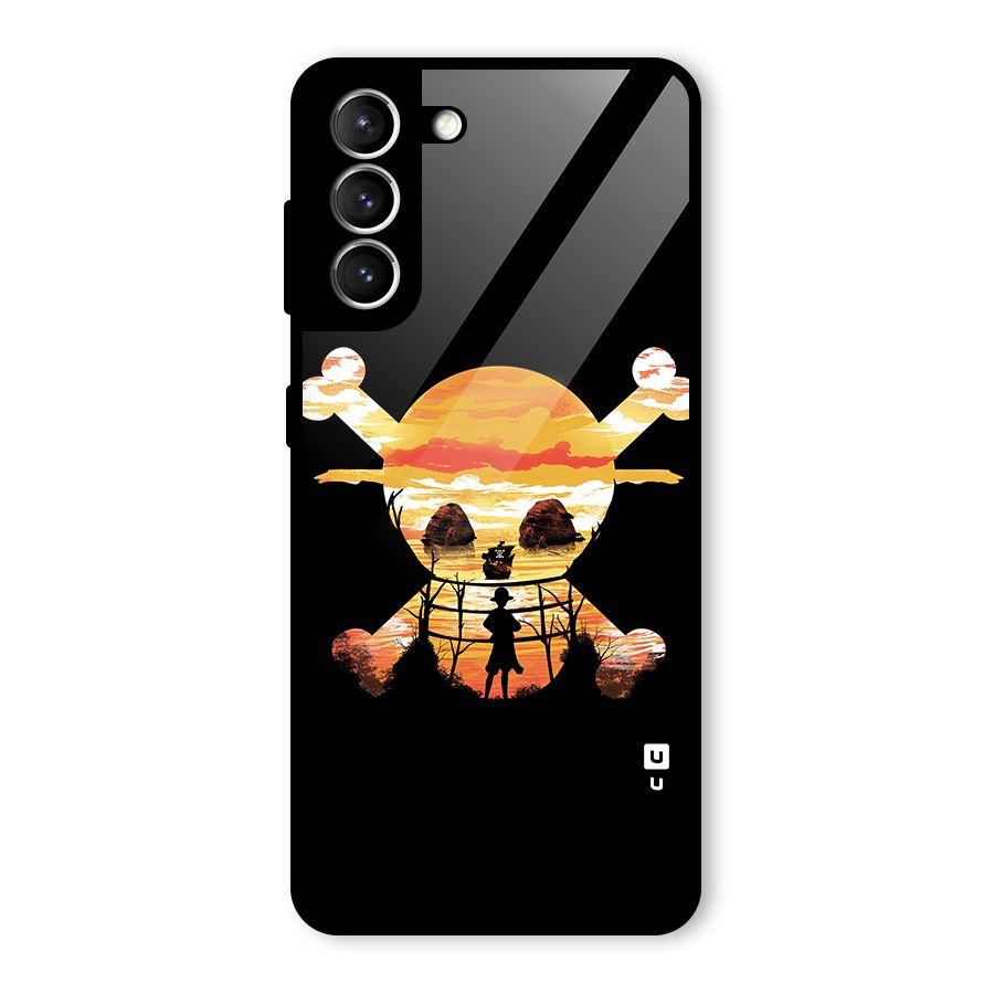Minimal One Piece Glass Back Case for Galaxy S21 5G