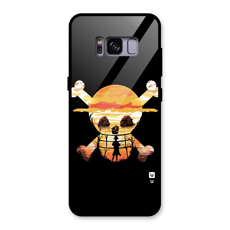 Minimal One Piece Glass Back Case for Galaxy S8
