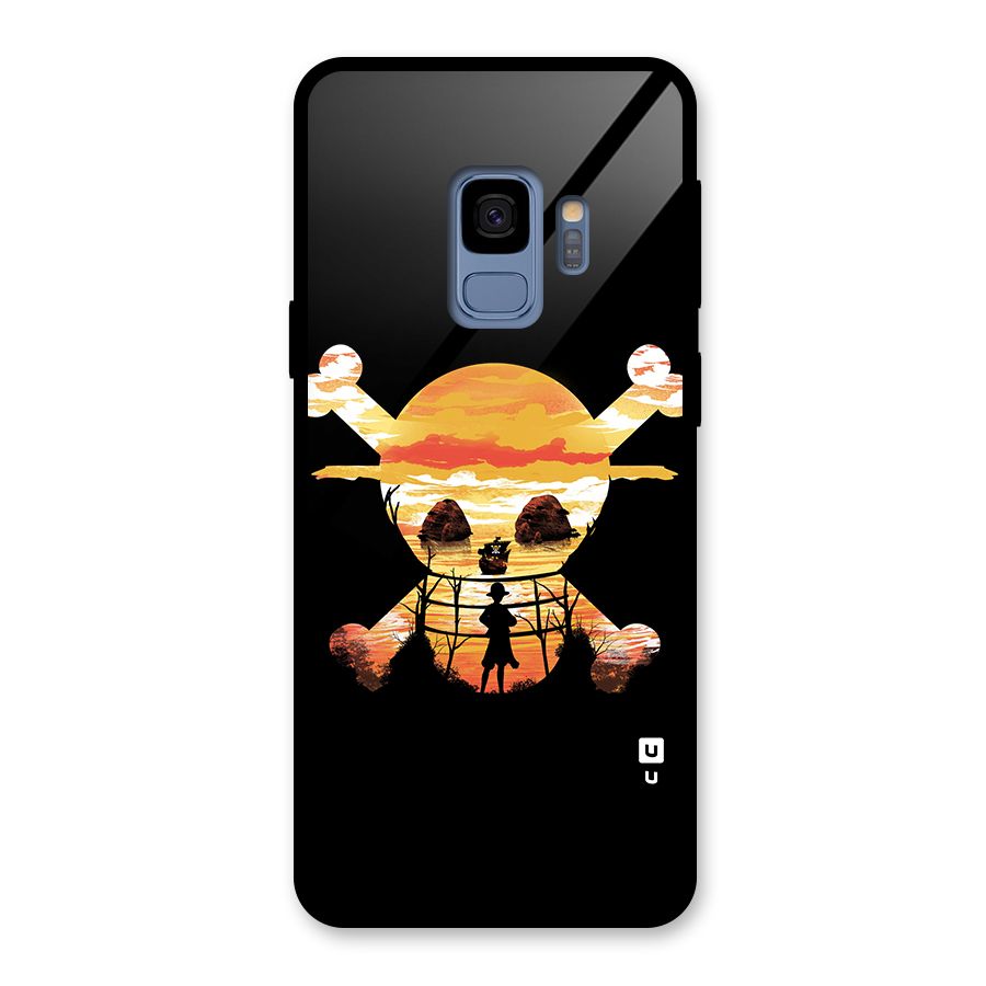 Minimal One Piece Glass Back Case for Galaxy S9