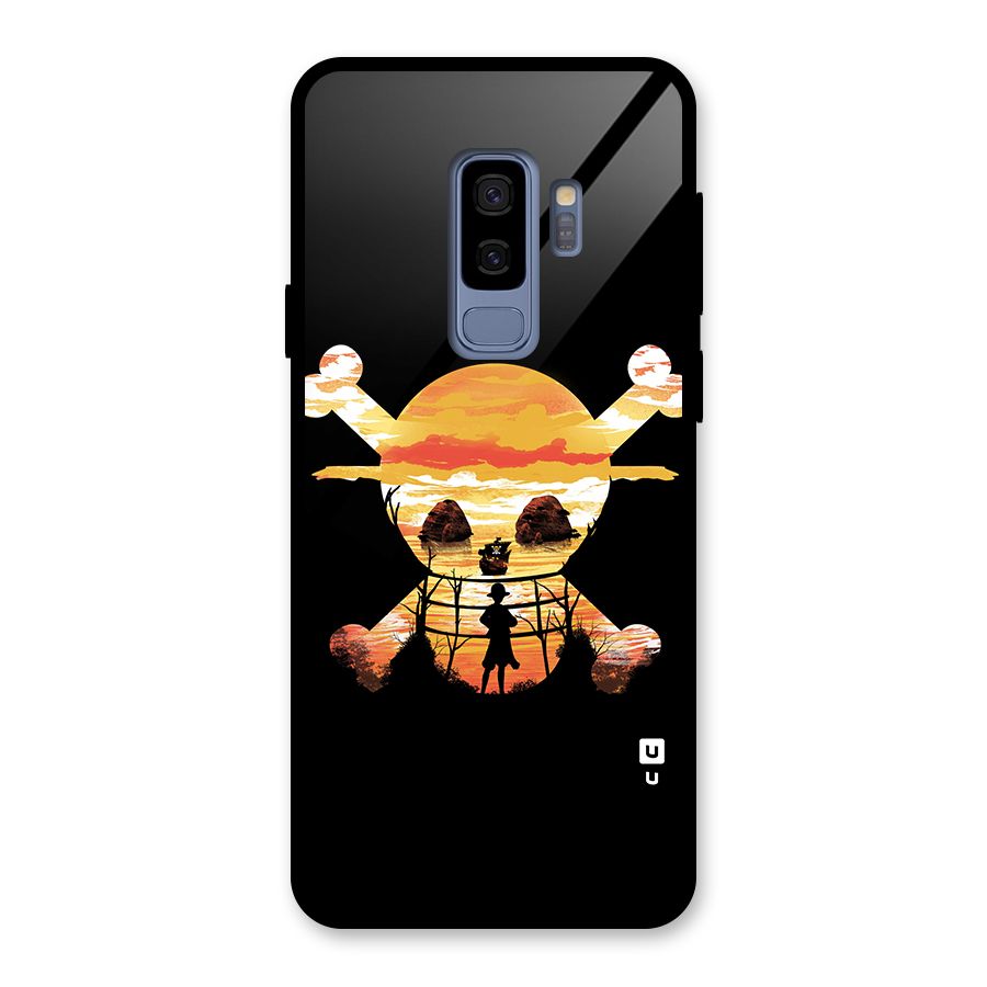 Minimal One Piece Glass Back Case for Galaxy S9 Plus
