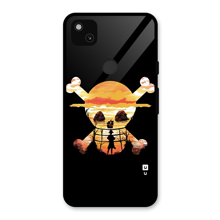 Minimal One Piece Glass Back Case for Google Pixel 4a