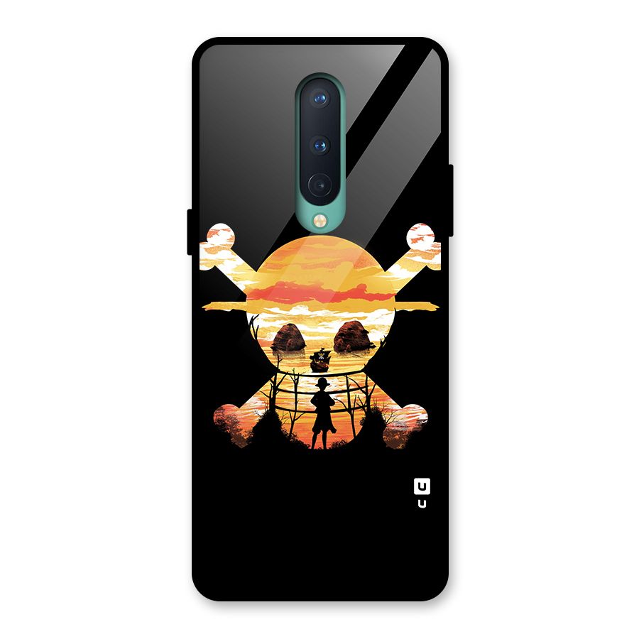 Minimal One Piece Glass Back Case for OnePlus 8