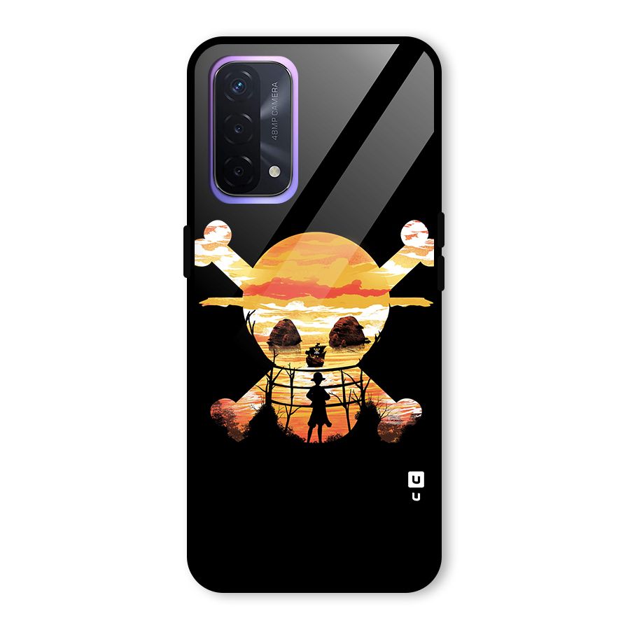 Minimal One Piece Glass Back Case for Oppo A74 5G