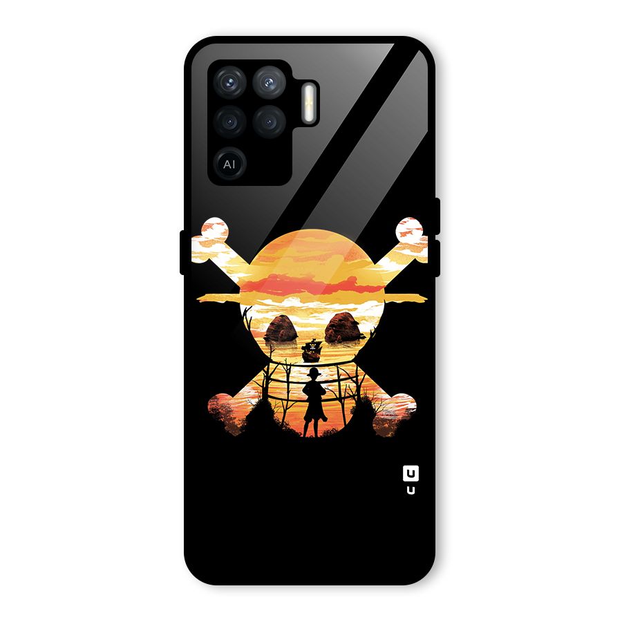 Minimal One Piece Glass Back Case for Oppo F19 Pro