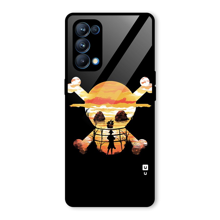 Minimal One Piece Glass Back Case for Oppo Reno5 Pro 5G