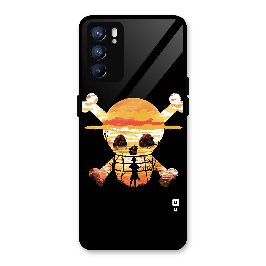 Minimal One Piece Glass Back Case for Oppo Reno6 5G