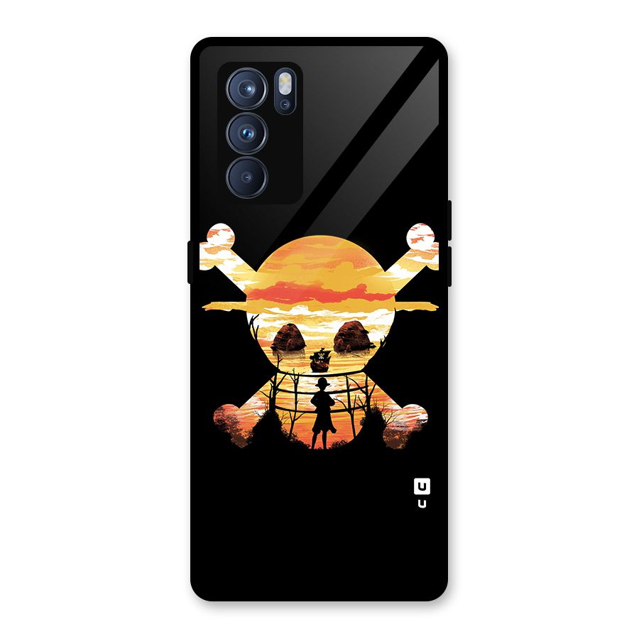 Minimal One Piece Glass Back Case for Oppo Reno6 Pro 5G