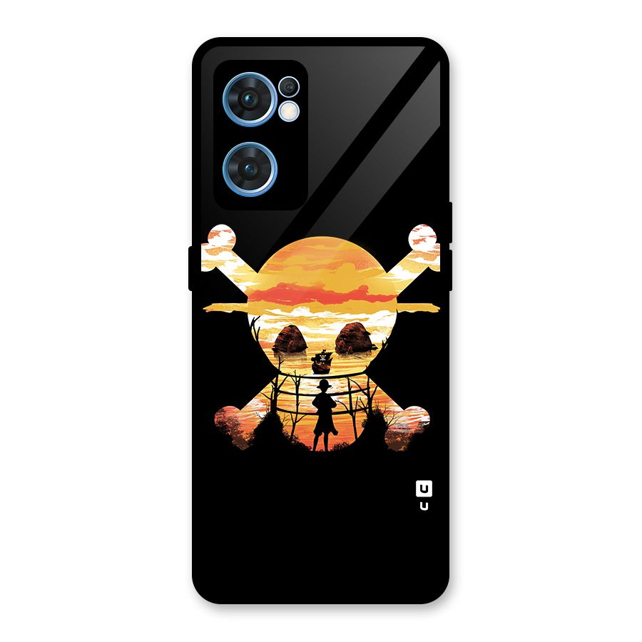 Minimal One Piece Glass Back Case for Oppo Reno7 5G