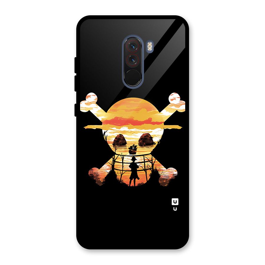 Minimal One Piece Glass Back Case for Poco F1