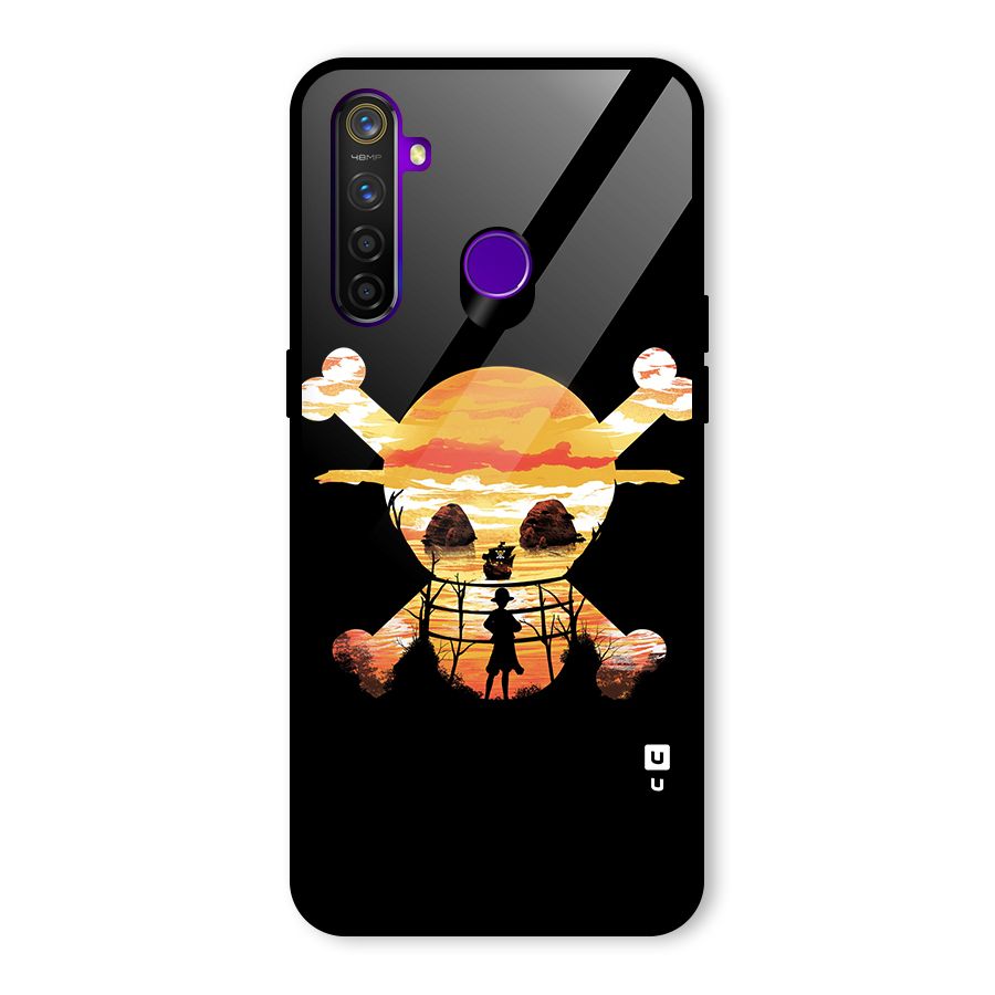 Minimal One Piece Glass Back Case for Realme 5 Pro