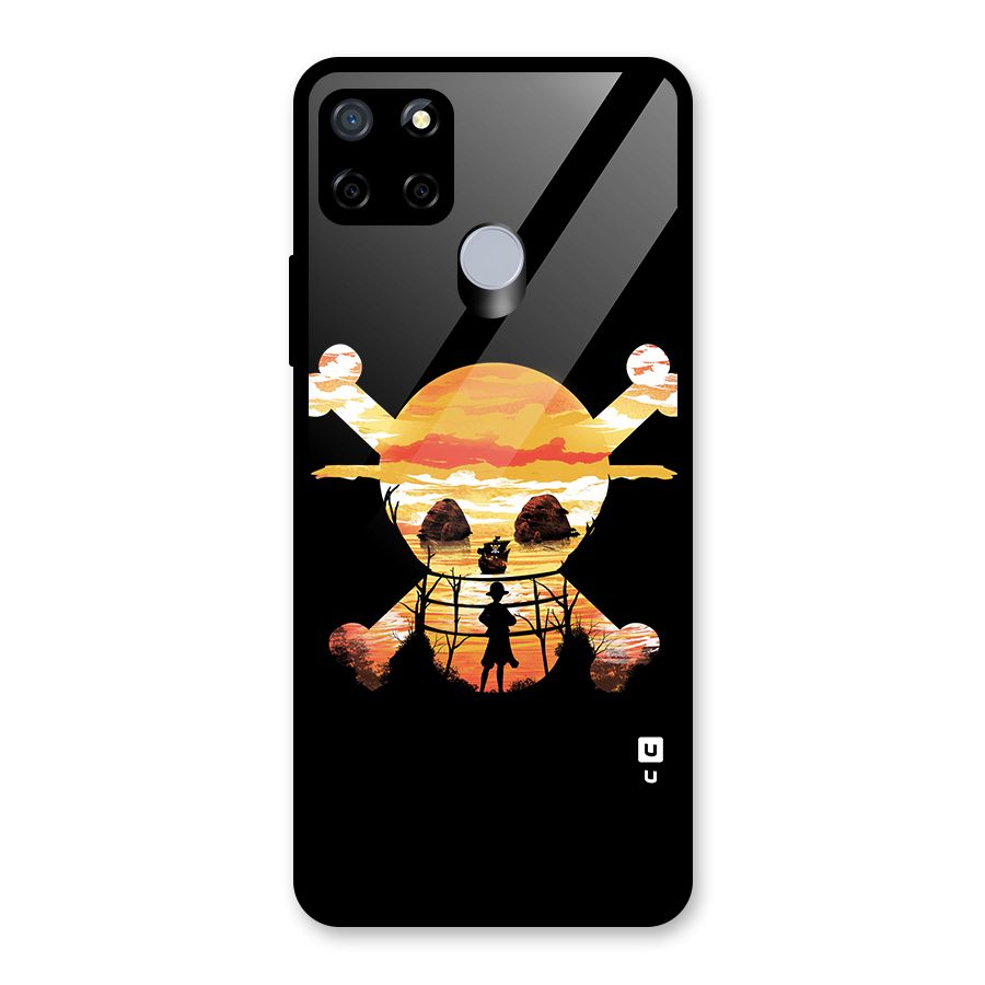 Minimal One Piece Glass Back Case for Realme C12